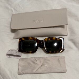 Banbé Tortoise Shell Square Kendall Sunglasses